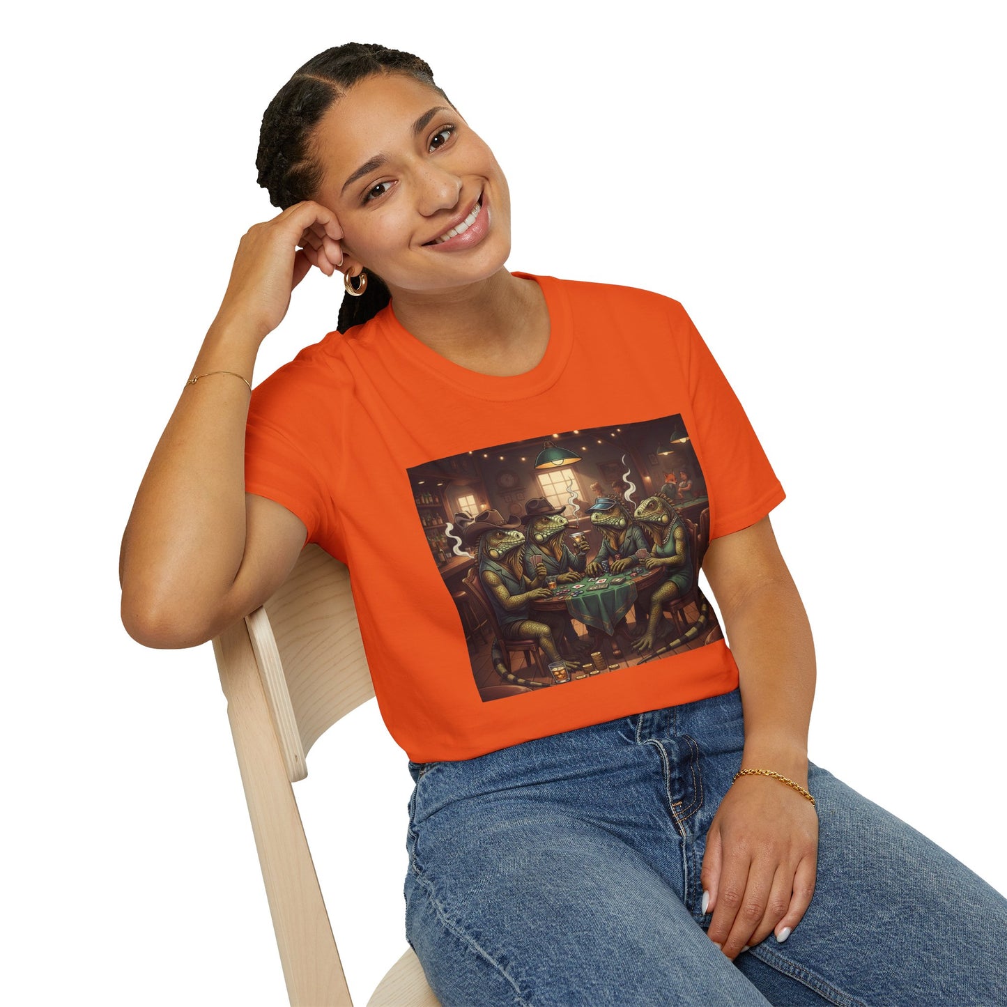 Lizards Playing Cards T-Shirt