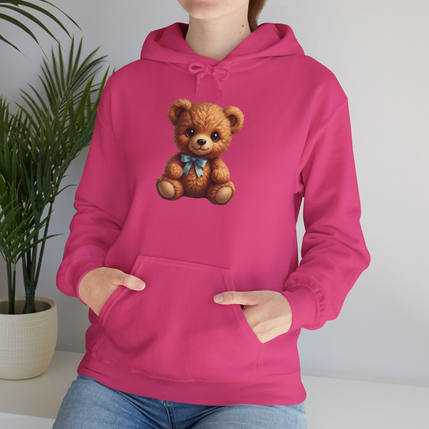 Teddy Bear Hoodie Sweatshirt - Cozy Unisex Heavy Blend™