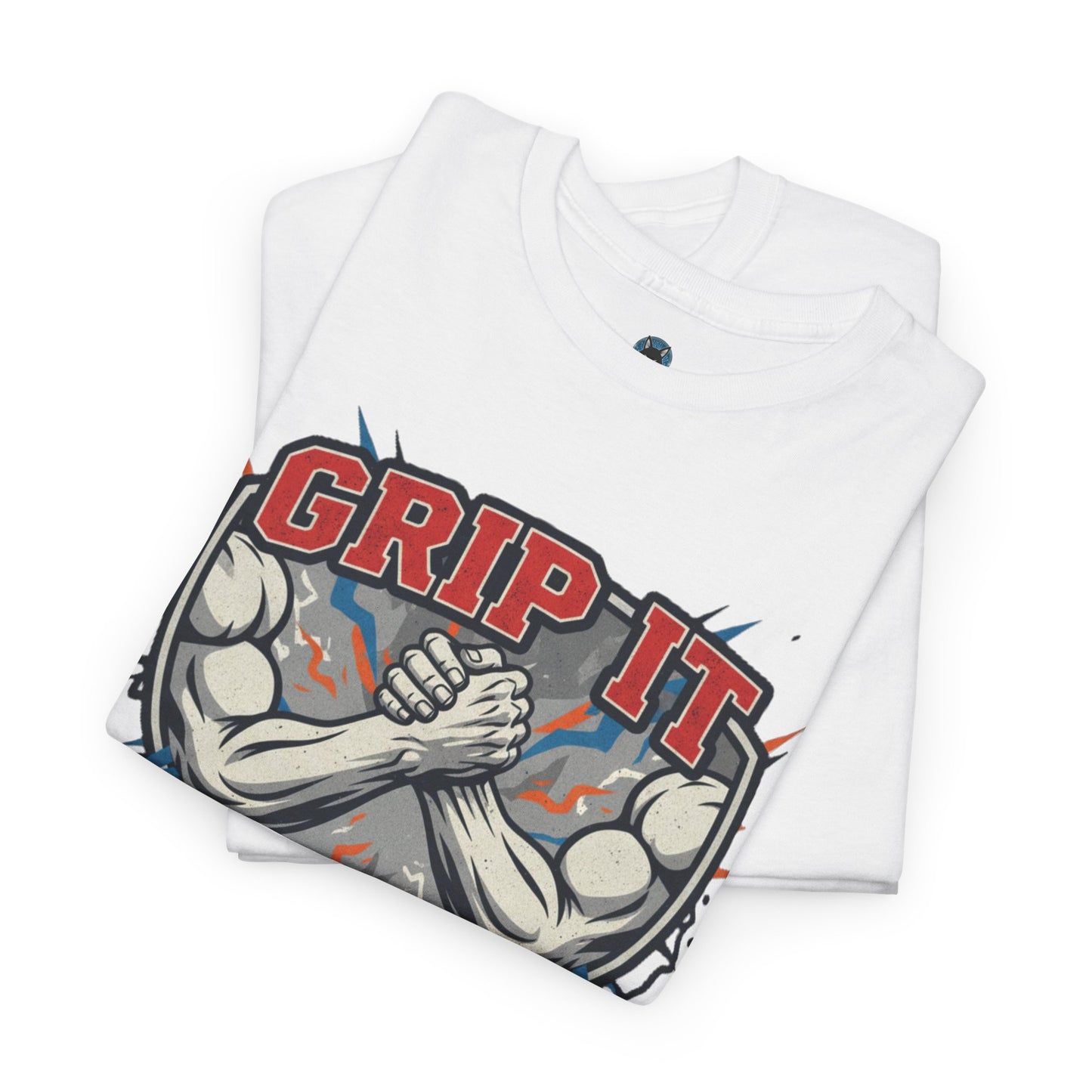 Arm Wrestling  - Grip It and Rip It Unisex Heavy Cotton T-Shirt
