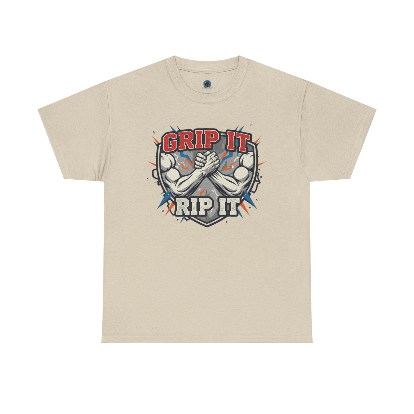 Arm Wrestling  - Grip It and Rip It Unisex Heavy Cotton T-Shirt