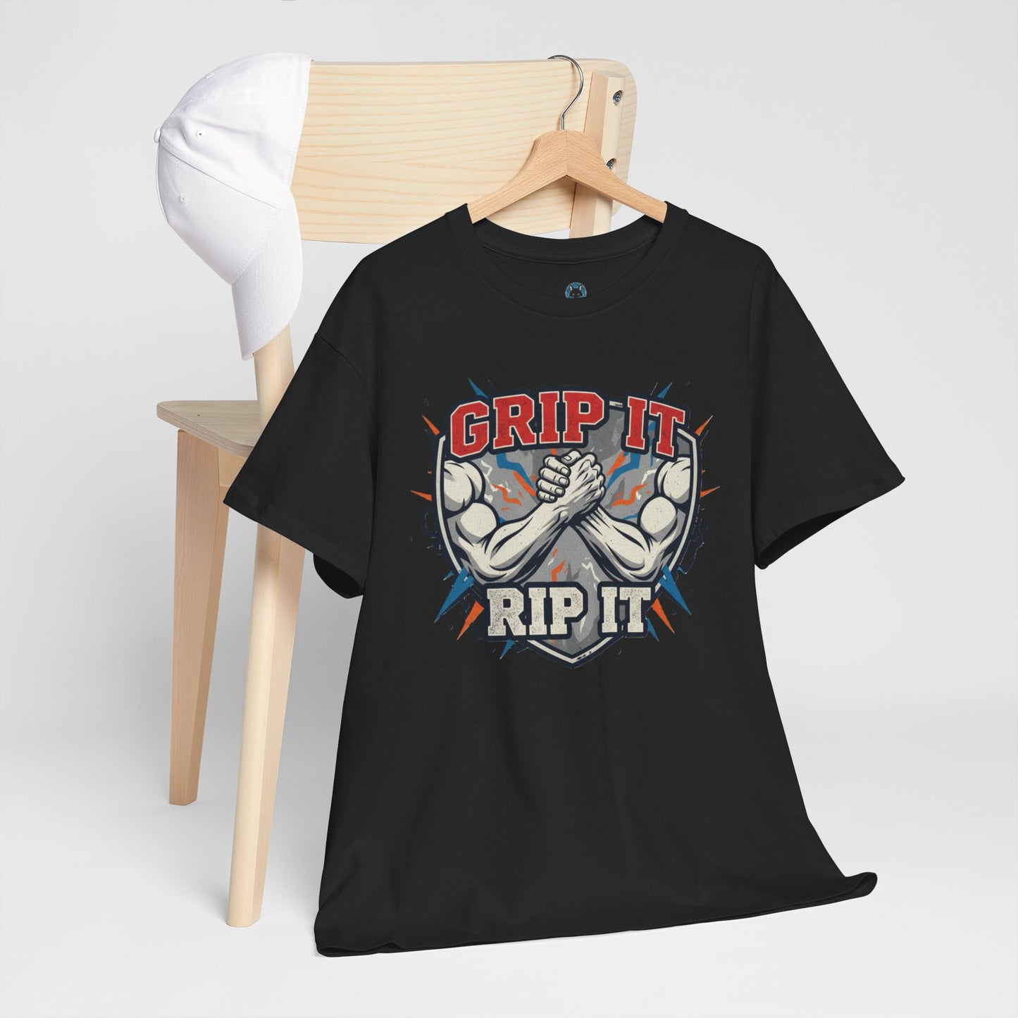 Arm Wrestling  - Grip It and Rip It Unisex Heavy Cotton T-Shirt