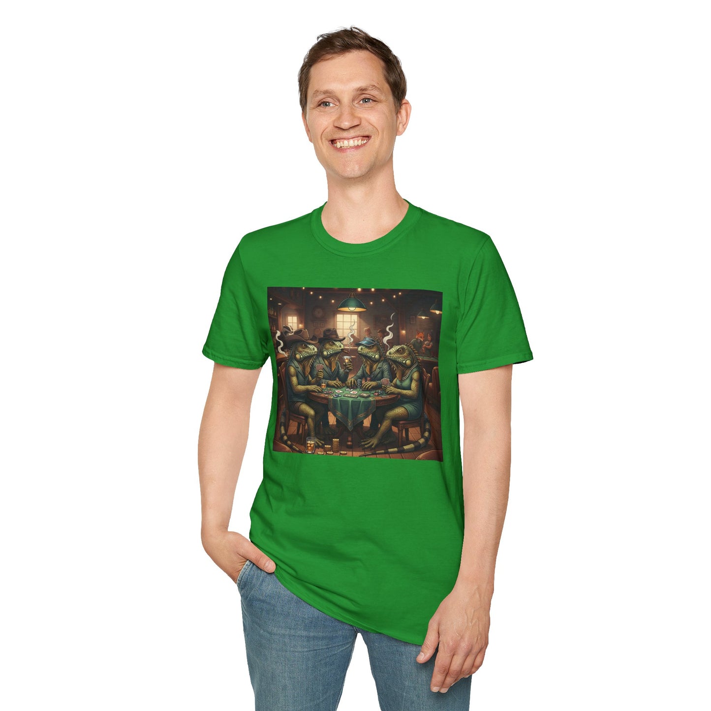 Lizards Playing Cards T-Shirt