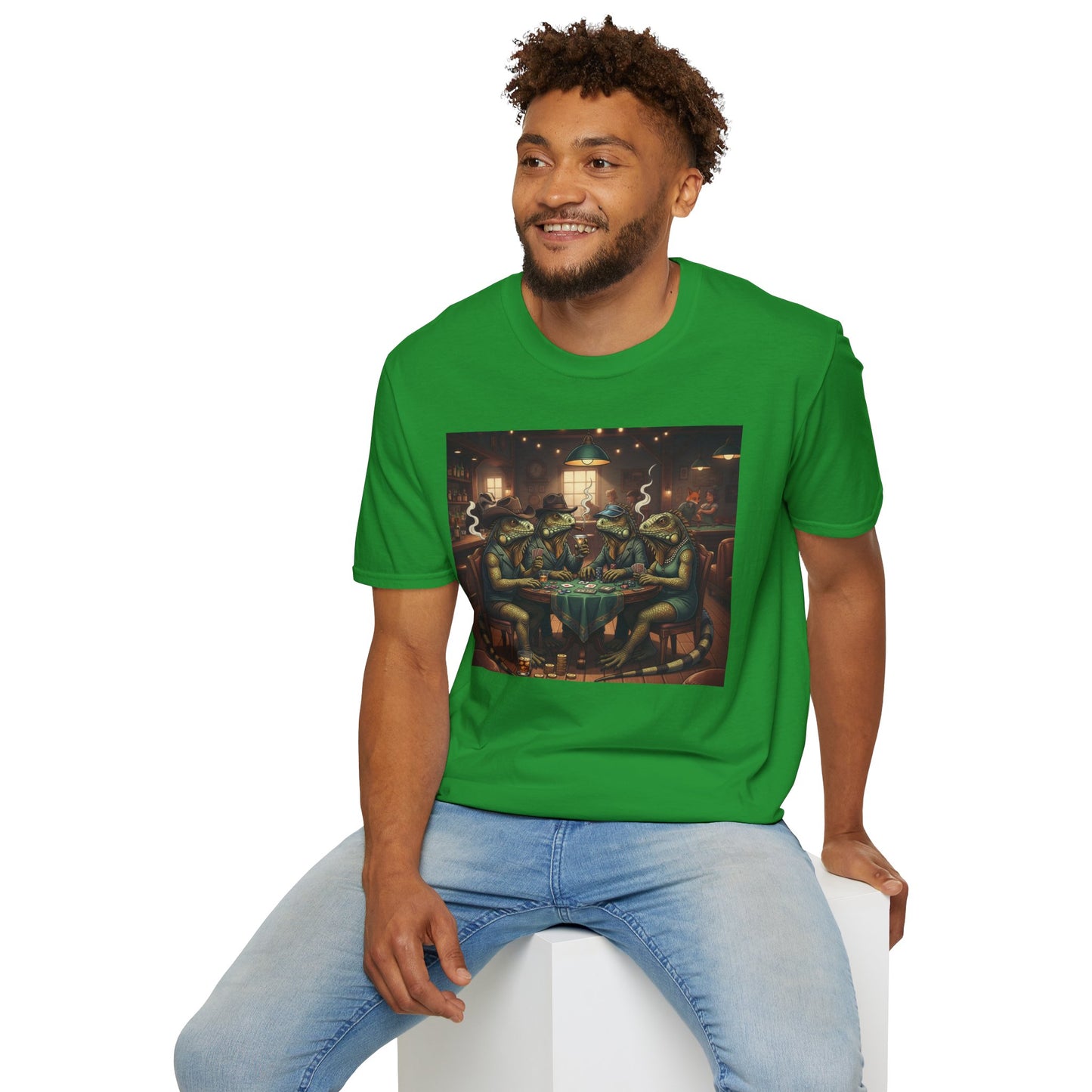 Lizards Playing Cards T-Shirt
