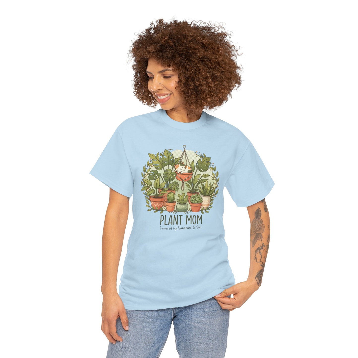 Plant Mom T-Shirt | Potted Plants Illustration, Houseplant Lover Tee