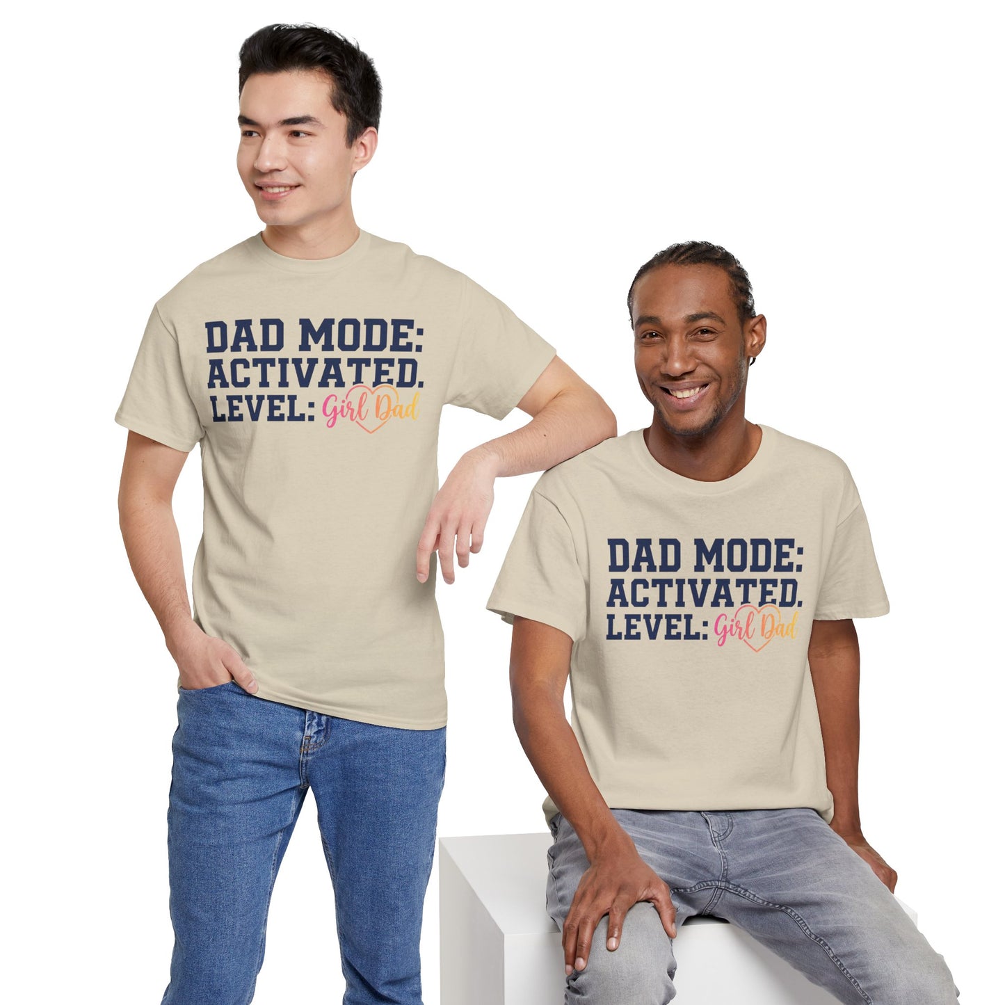 Dad Mode: Activated - Girl Dad Shirt - Funny Fathers Day Gift - New Dad Tee - Husband Present From Daughter