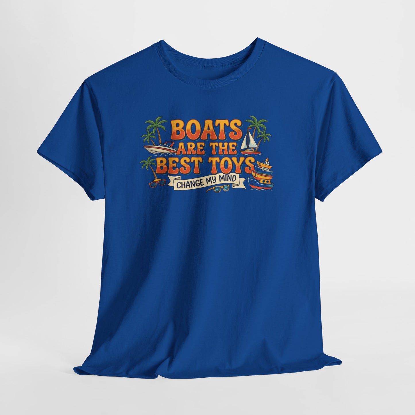 Boats Are The Best Toys Shirt - Funny Captain Gift - Summer Lake Life Tee - Nautical Boating Apparel - Vacation Top Nautical
