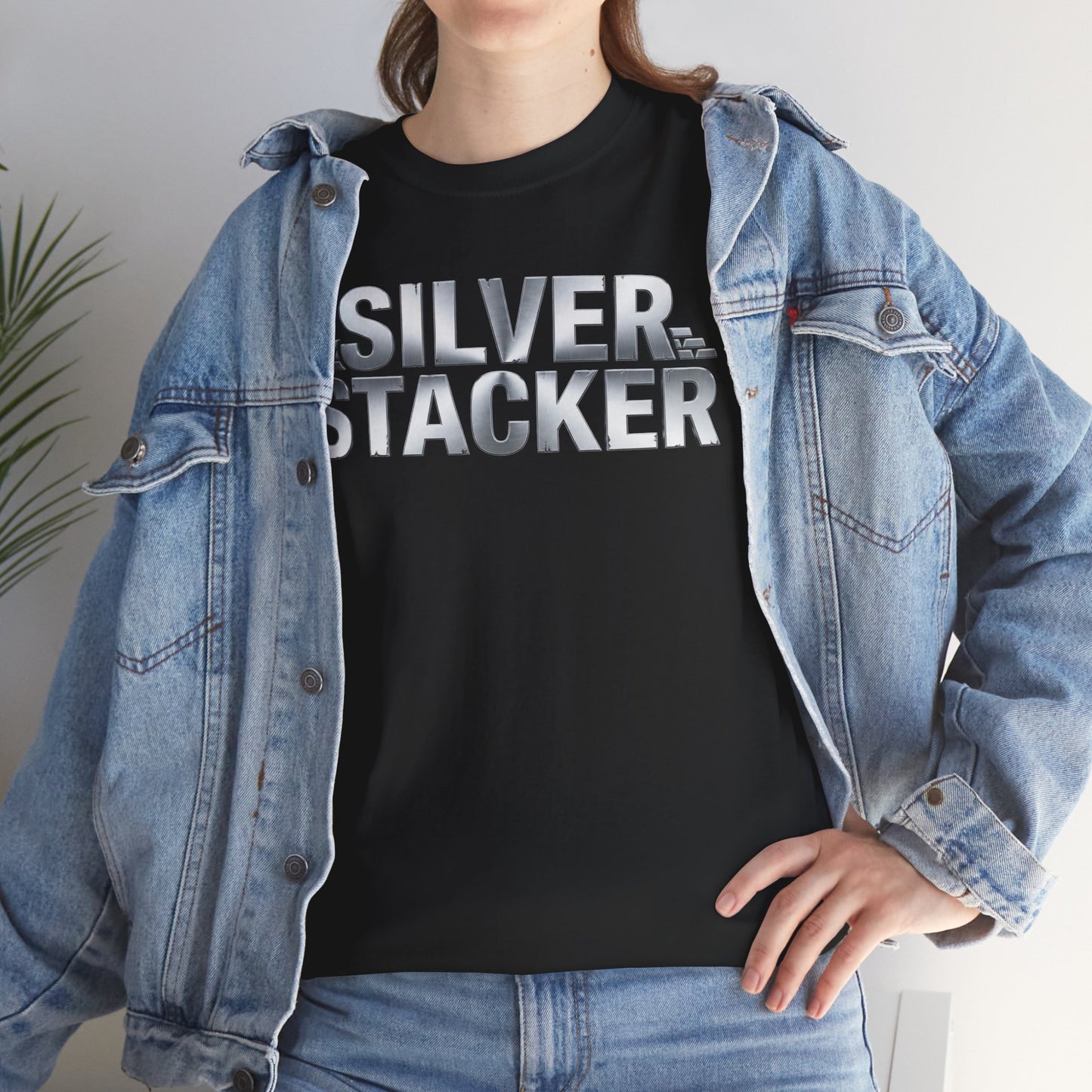 Silver Stacker Shirt -  Precious Metal Collector Gift -  Bullion Investor Tee - Silverbug Apparel - Numismatist Top