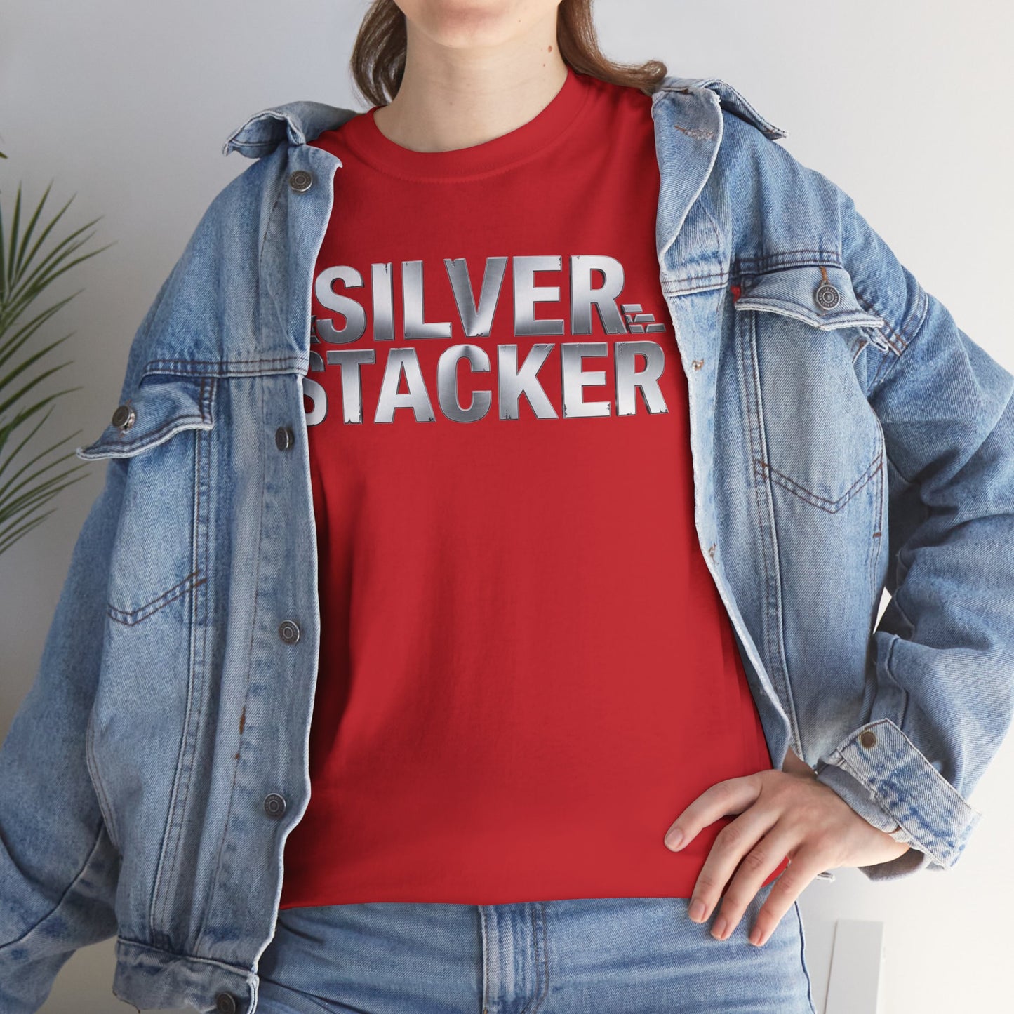 Silver Stacker Shirt -  Precious Metal Collector Gift -  Bullion Investor Tee - Silverbug Apparel - Numismatist Top
