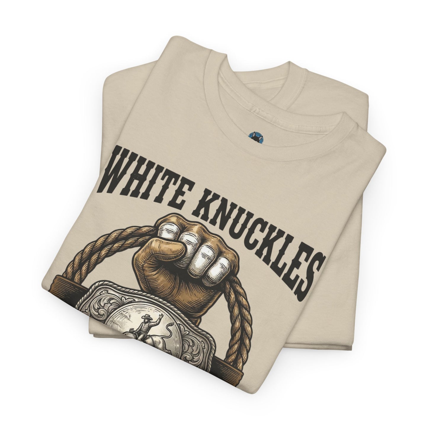 White Knuckles Belt Buckles Shirt, Bull Riding Tee, Rodeo Cowboy Gift, Western Graphic Top, Country Rodeo Apparel