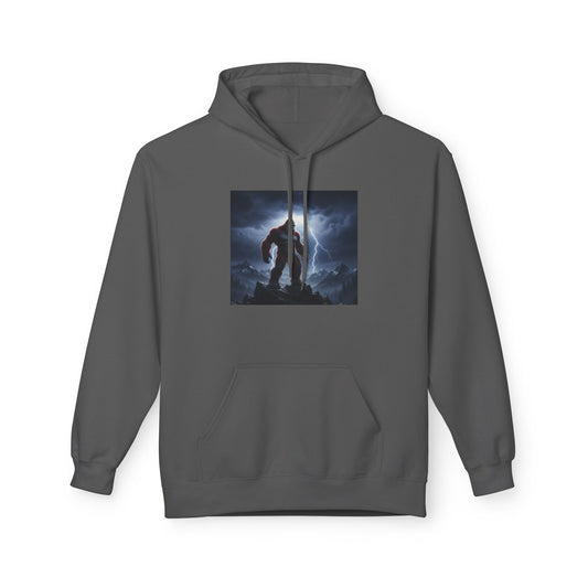 Hoodie - Bigfoot Standing Tall in the Storm
