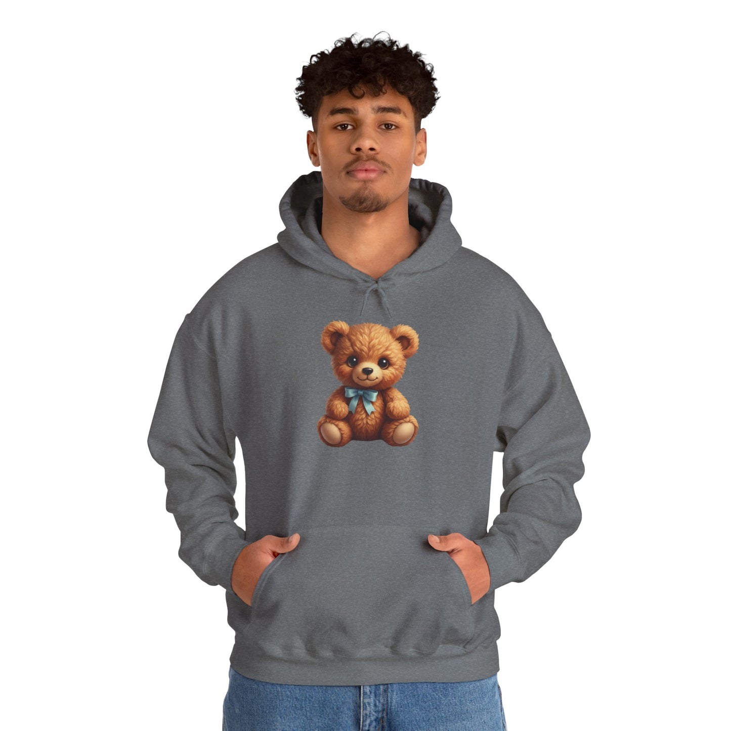 Teddy Bear Hoodie Sweatshirt - Cozy Unisex Heavy Blend™