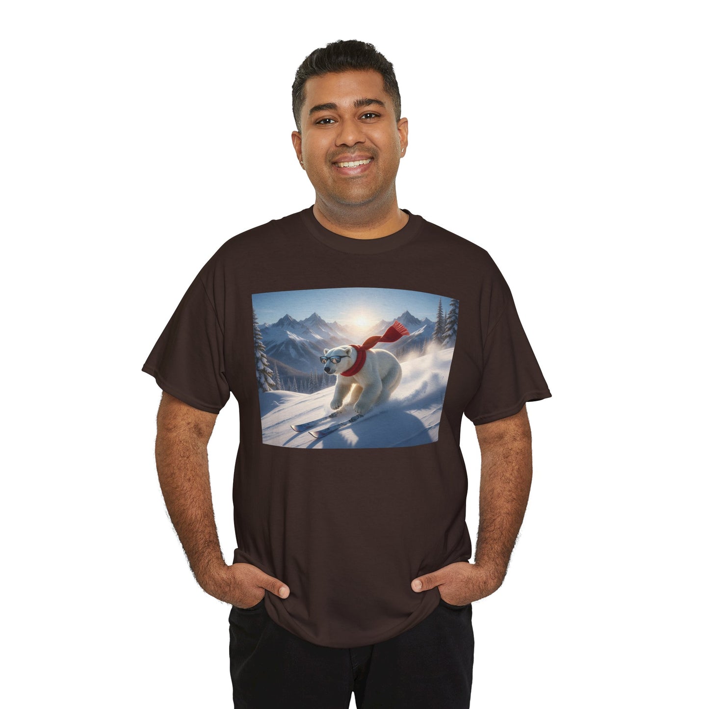 Skiing Polar Bear T-Shirt