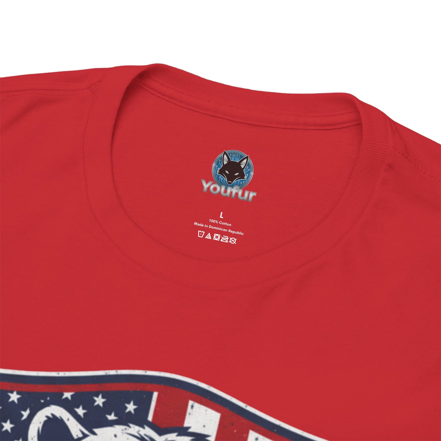 Patriotic Bear Shirt -  USA Flag Shield Tee - Liberty Est 1776 Top s- 4th of July Gift - American Animal Apparel