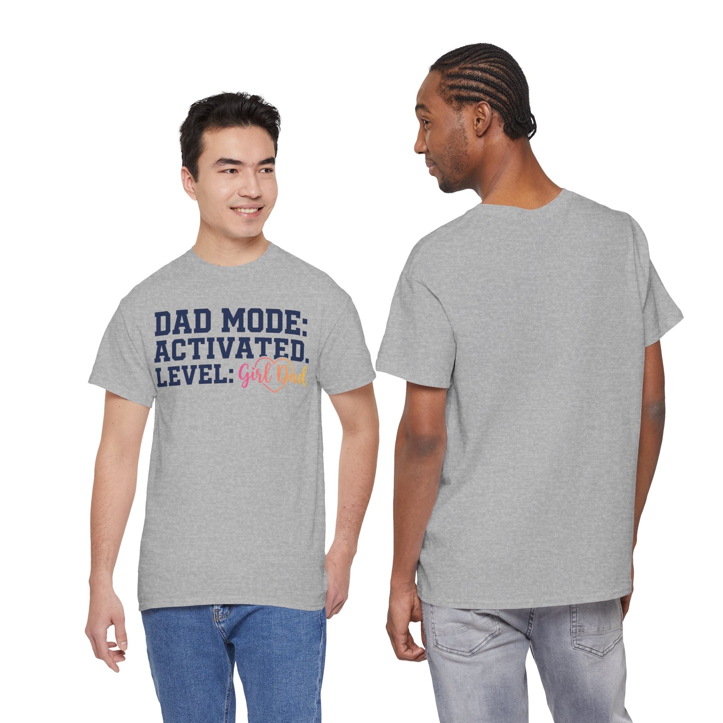 Dad Mode: Activated - Girl Dad Shirt - Funny Fathers Day Gift - New Dad Tee - Husband Present From Daughter