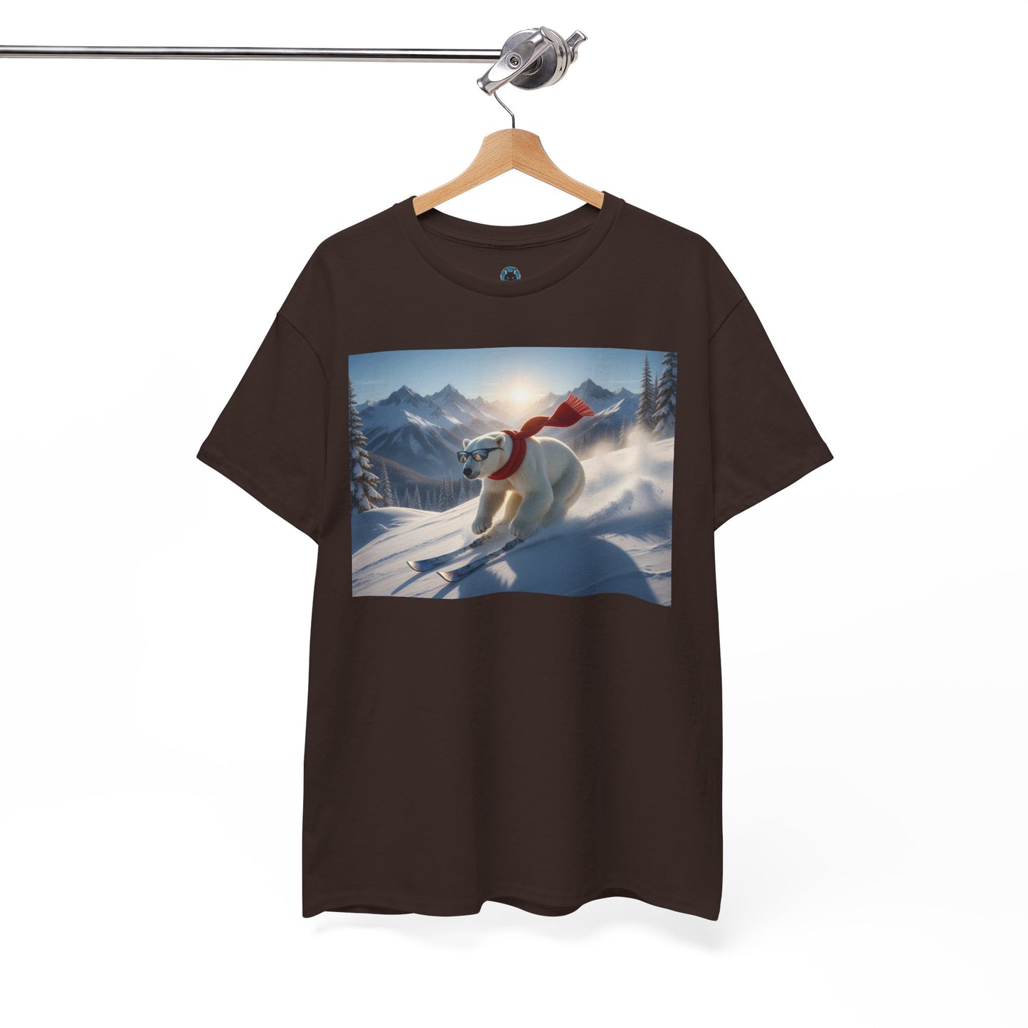 Skiing Polar Bear T-Shirt