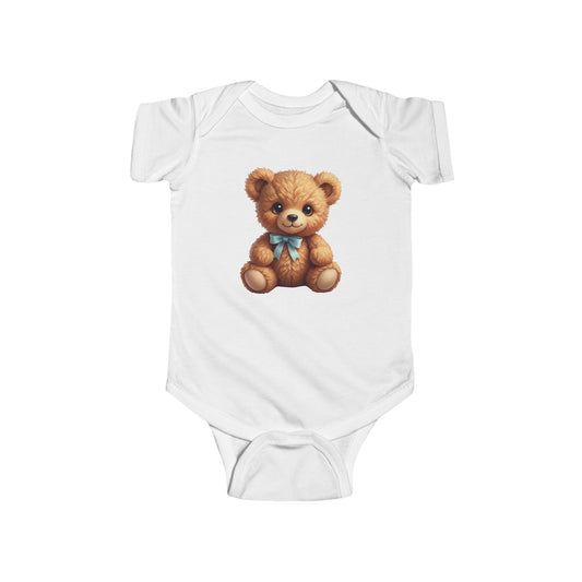 Infant Bodysuit - Cuddly Teddy Bear Design