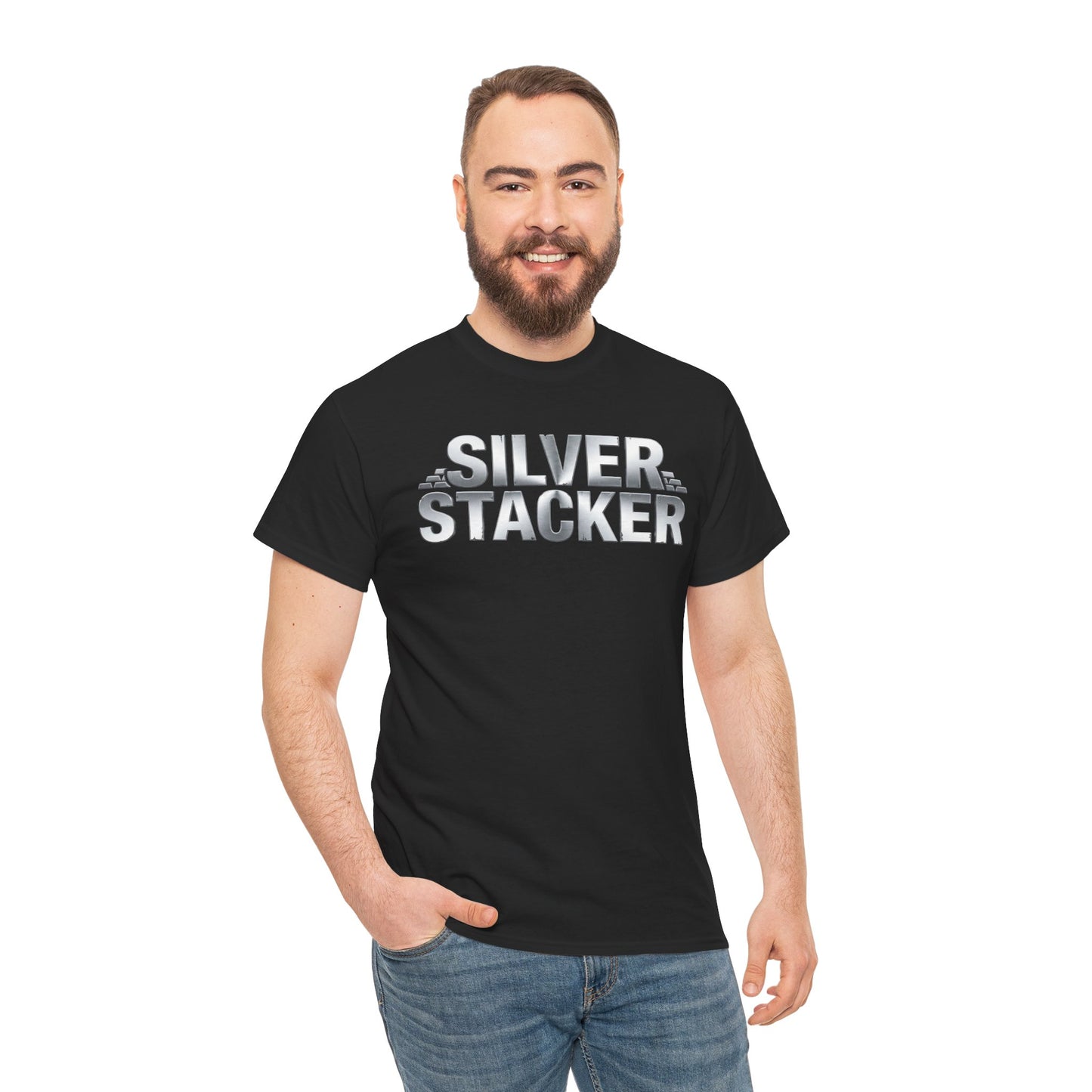 Silver Stacker Shirt -  Precious Metal Collector Gift -  Bullion Investor Tee - Silverbug Apparel - Numismatist Top
