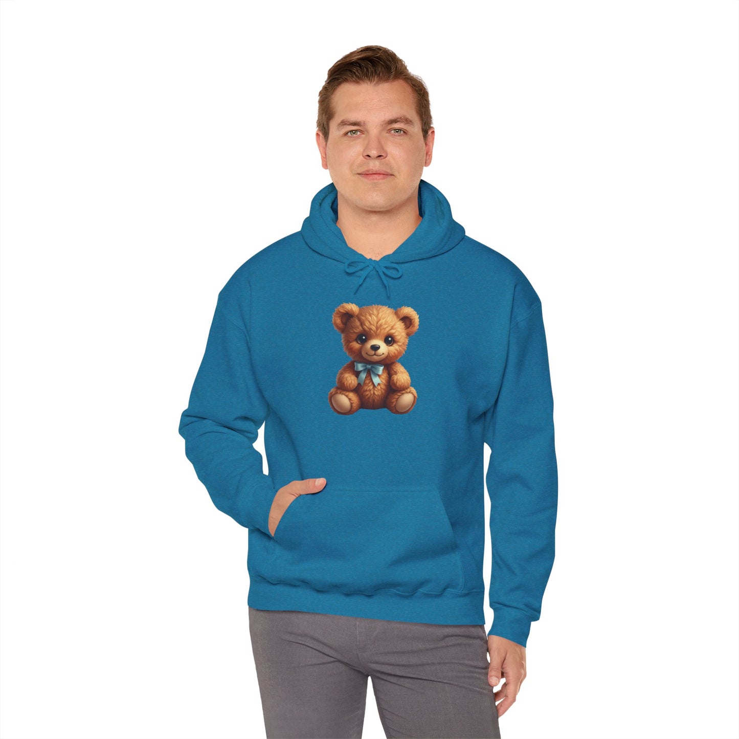 Teddy Bear Hoodie Sweatshirt - Cozy Unisex Heavy Blend™