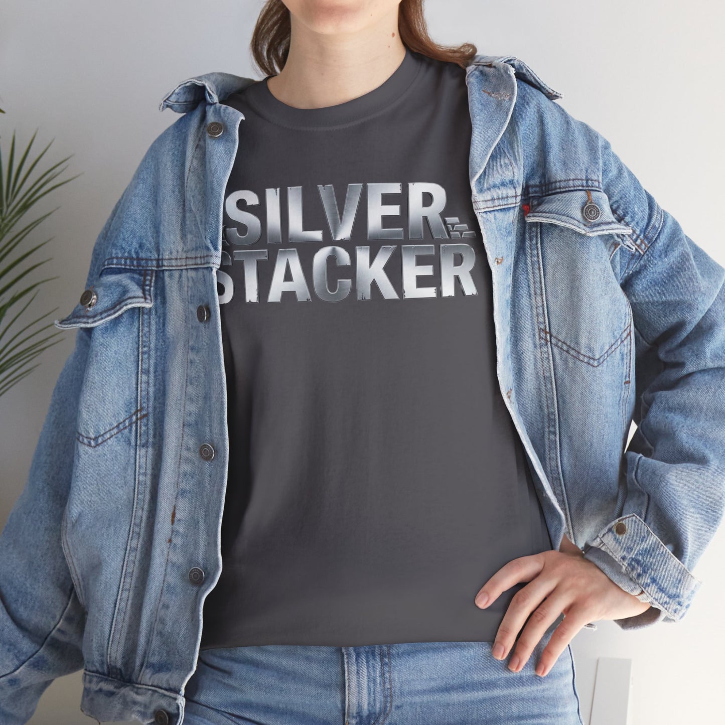 Silver Stacker Shirt -  Precious Metal Collector Gift -  Bullion Investor Tee - Silverbug Apparel - Numismatist Top
