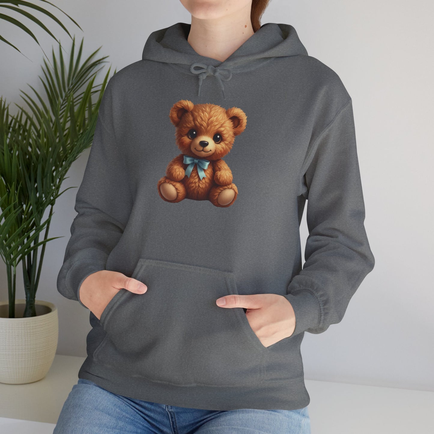 Teddy Bear Hoodie Sweatshirt - Cozy Unisex Heavy Blend™