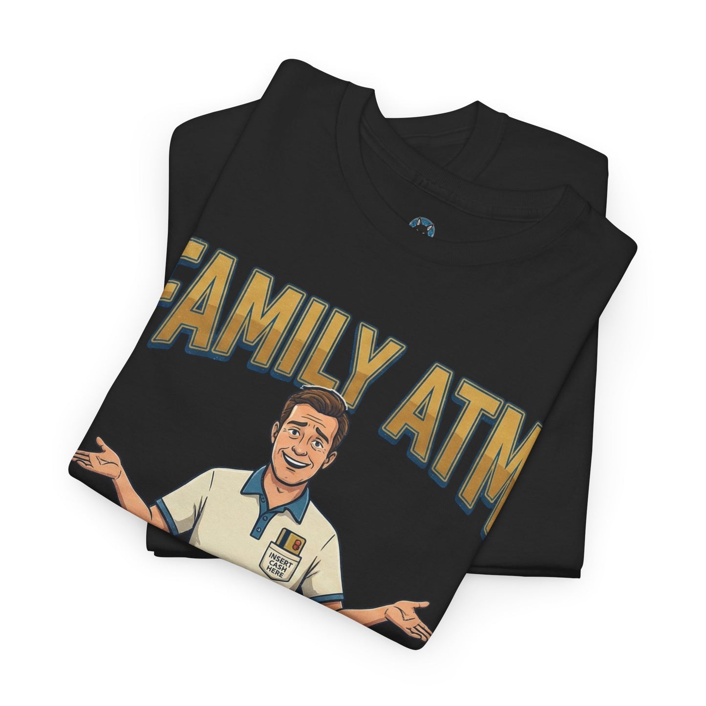 Family ATM Funny Dad Shirt, Father's Day Gift, Husband Birthday Idea, Dad Bank Tee, Humor Top For Men