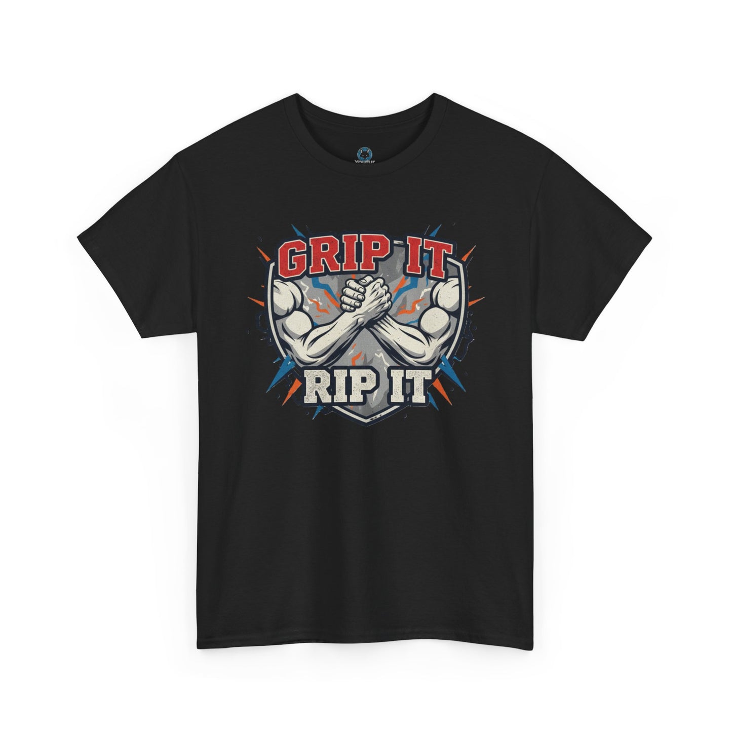 Arm Wrestling  - Grip It and Rip It Unisex Heavy Cotton T-Shirt