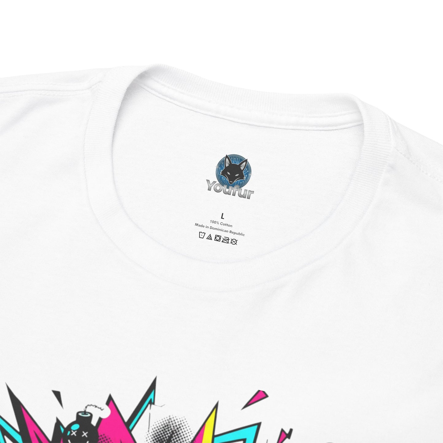 Zero F*cks Given Graphic  | Retro Pop Art Statement Shirt