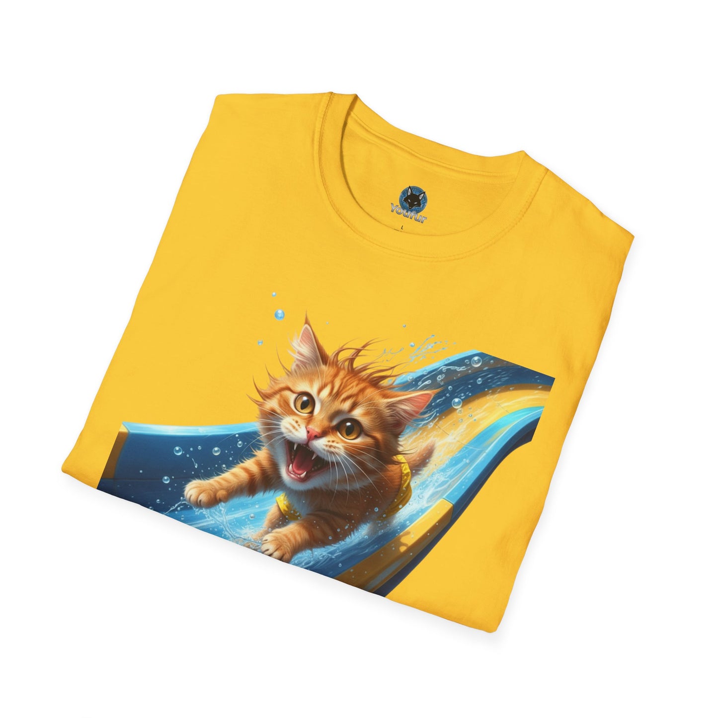 Cat Water Slide T-Shirt
