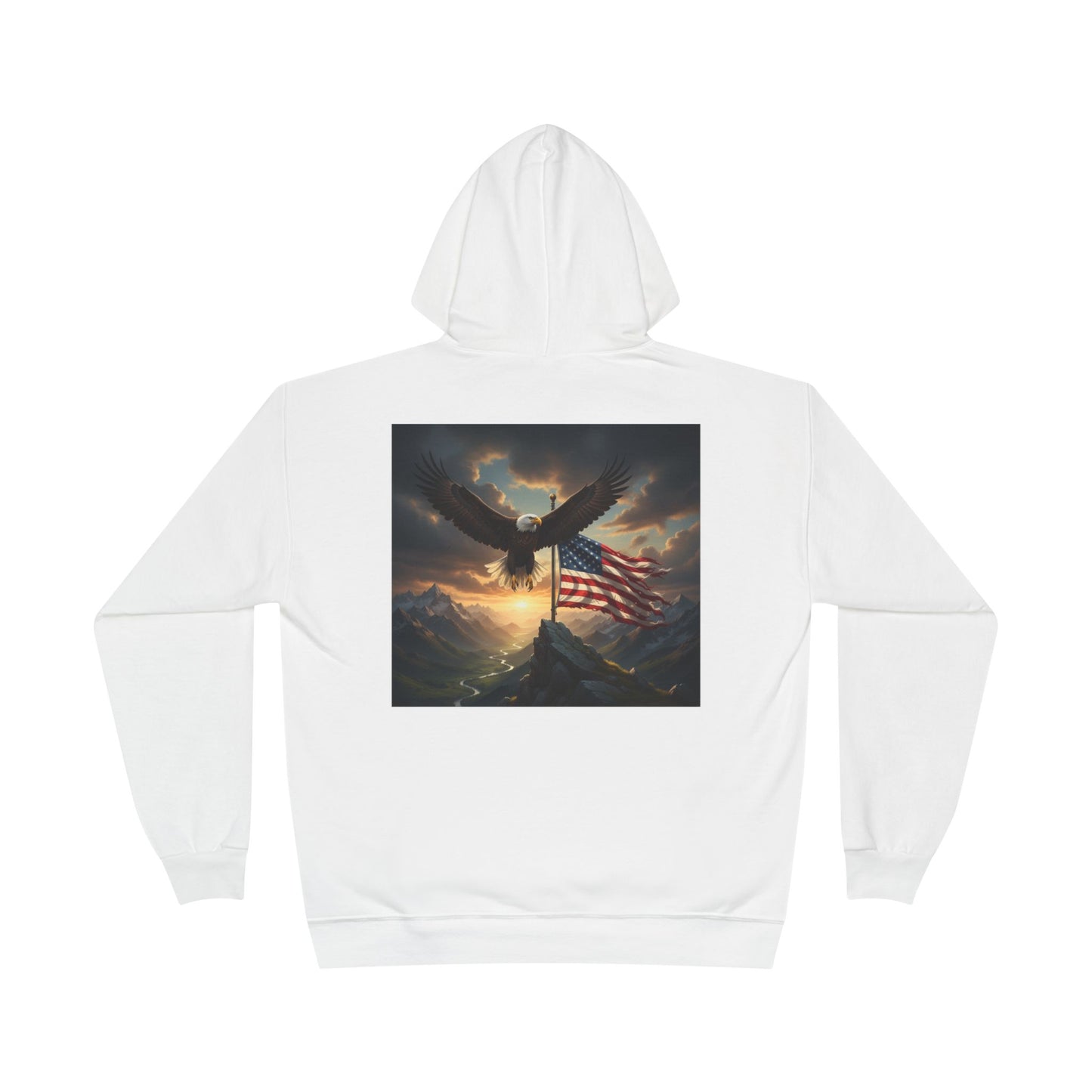 Patriotic Eagle Hoodie Sweatshirt