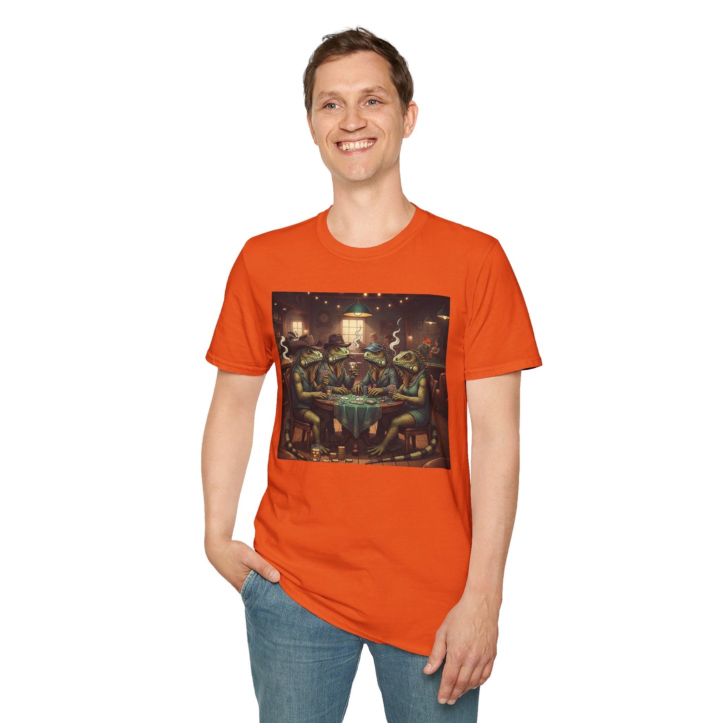 Lizards Playing Cards T-Shirt