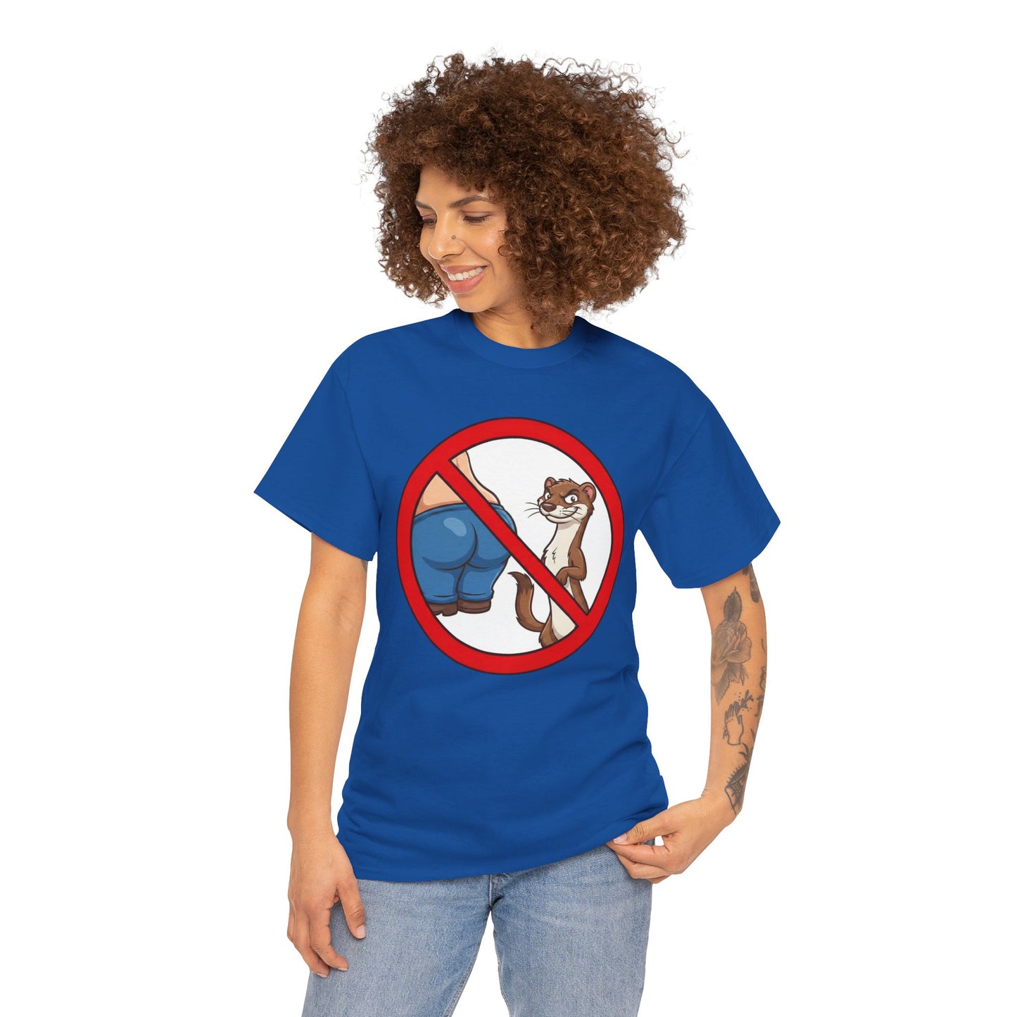 No Butt Weasels Shirt - Sarcastic Animal Graphic Tee - Funny Weird Graphic Tee - Niche Meme Shirt - Bizarre Animal Art Gag Shiret