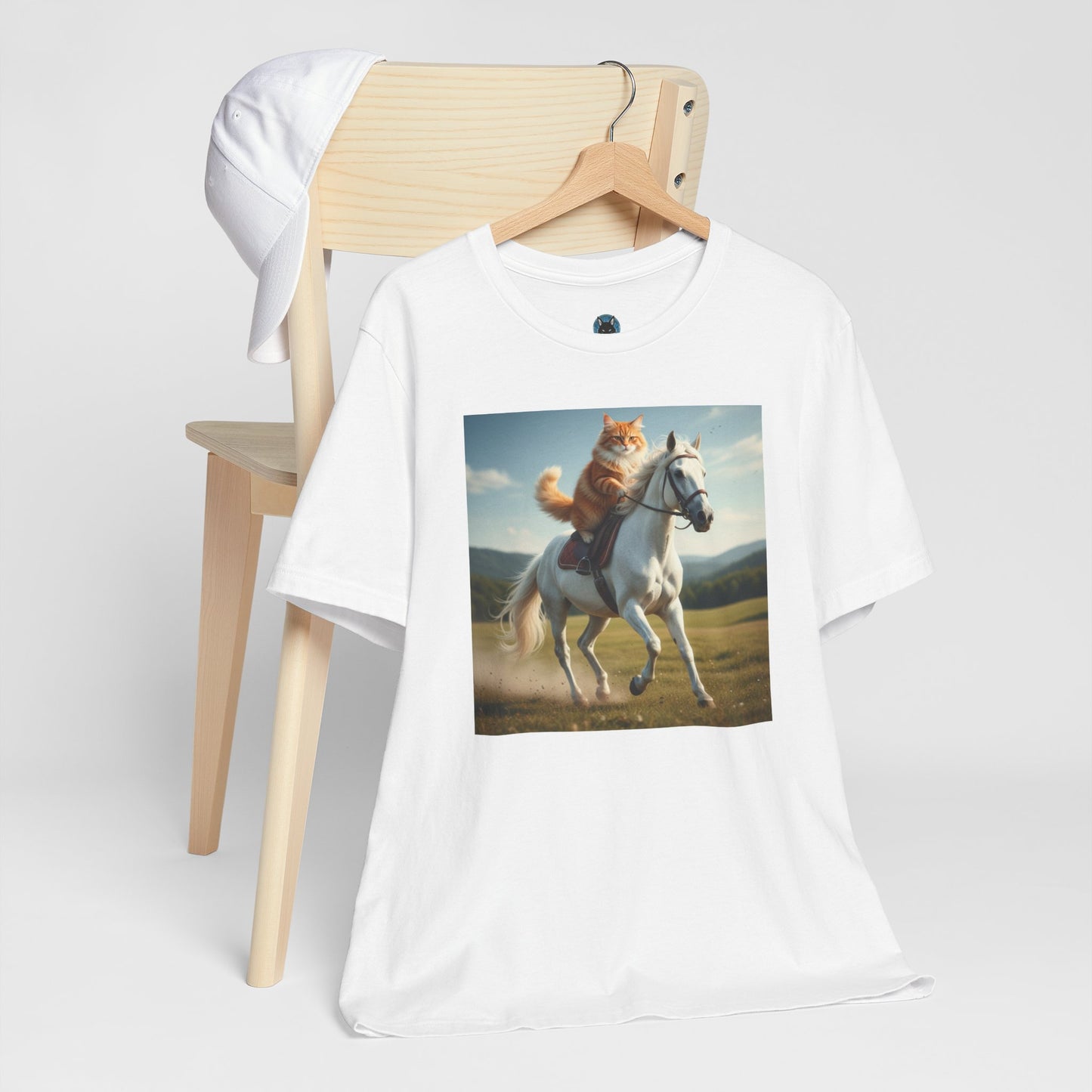 Cat Riding Horse T-Shirt