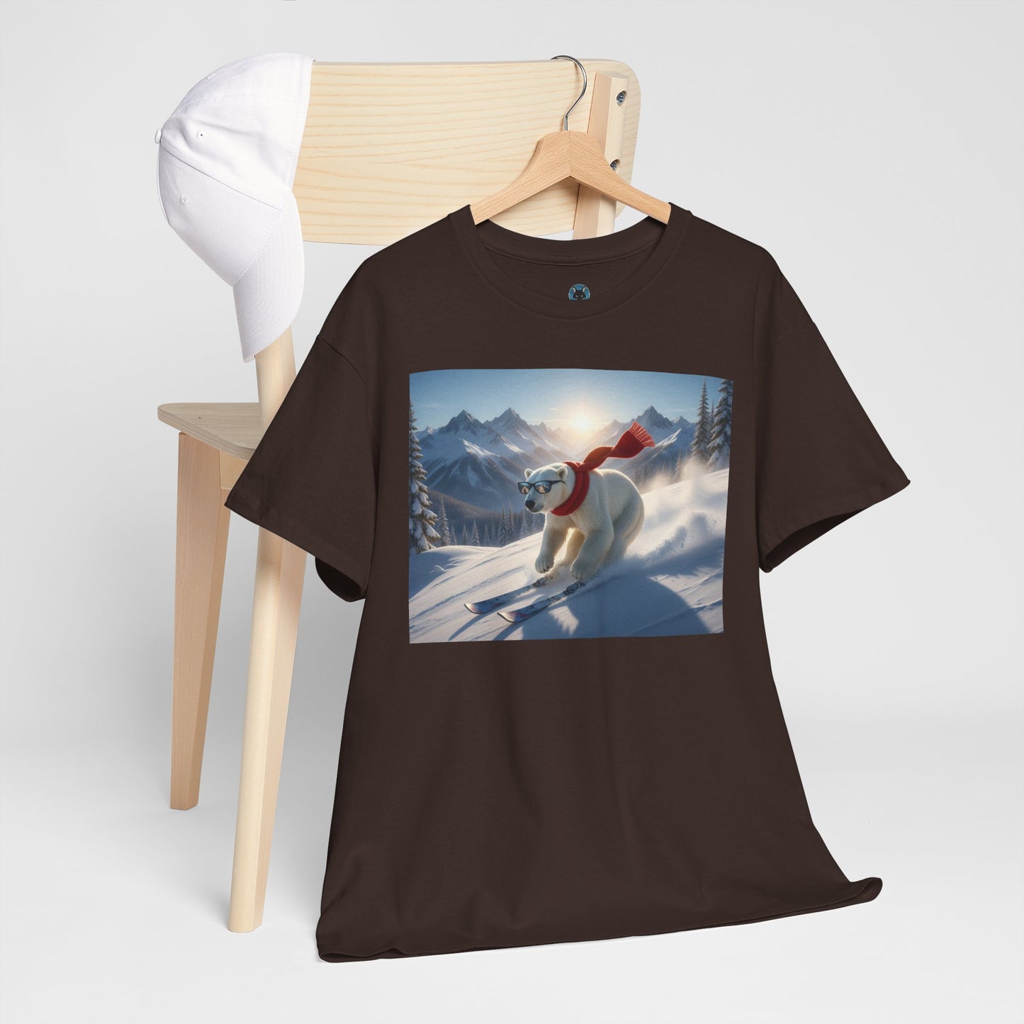Skiing Polar Bear T-Shirt