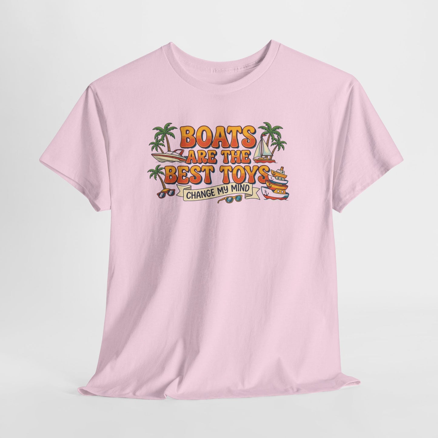 Boats Are The Best Toys Shirt - Funny Captain Gift - Summer Lake Life Tee - Nautical Boating Apparel - Vacation Top Nautical