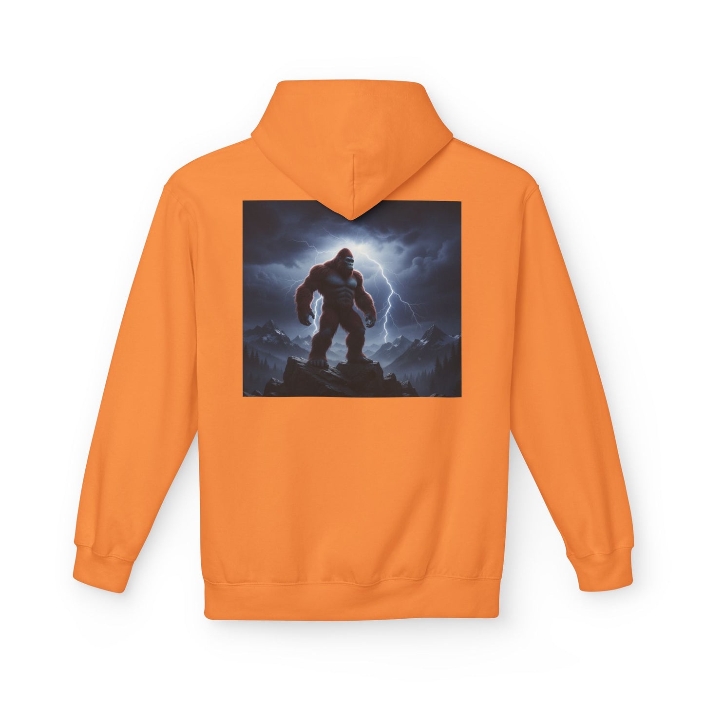 Hoodie - Bigfoot Standing Tall in the Storm