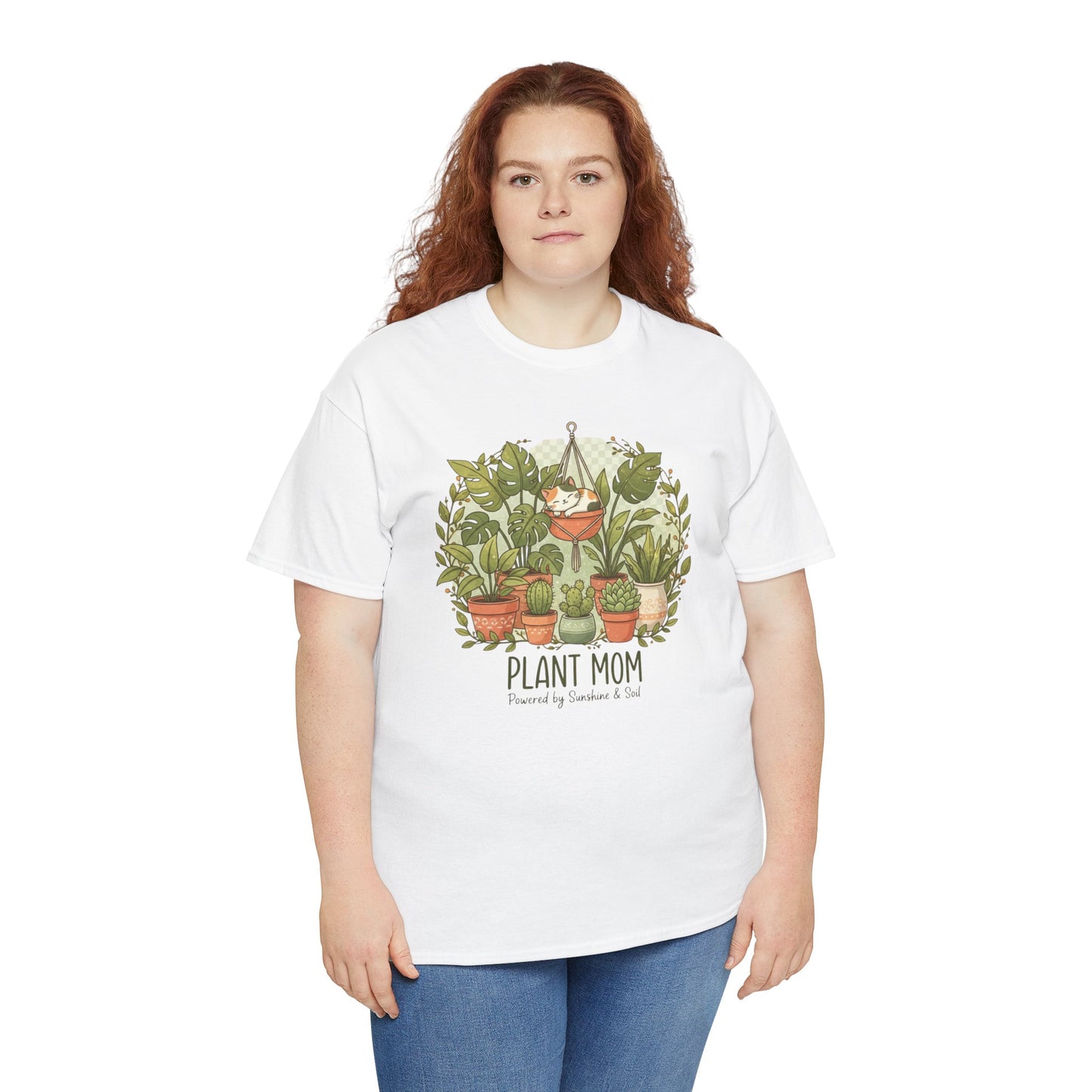 Plant Mom T-Shirt | Potted Plants Illustration, Houseplant Lover Tee