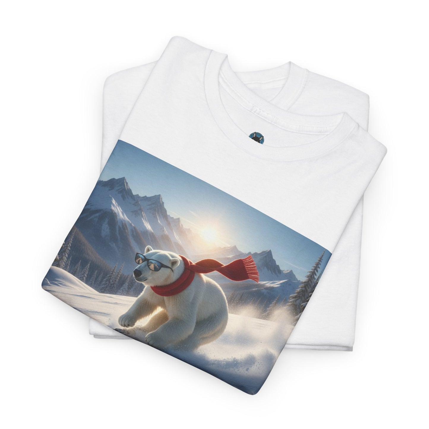 Skiing Polar Bear T-Shirt