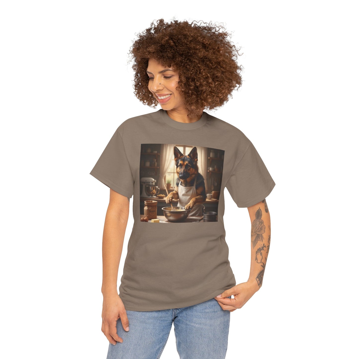 German Shepard Baking Unisex T-Shirt