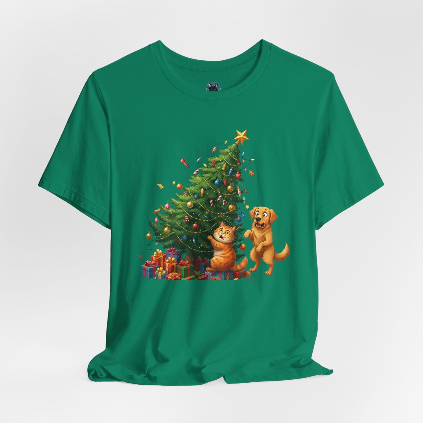 Christmas Cat Unisex T-Shirt