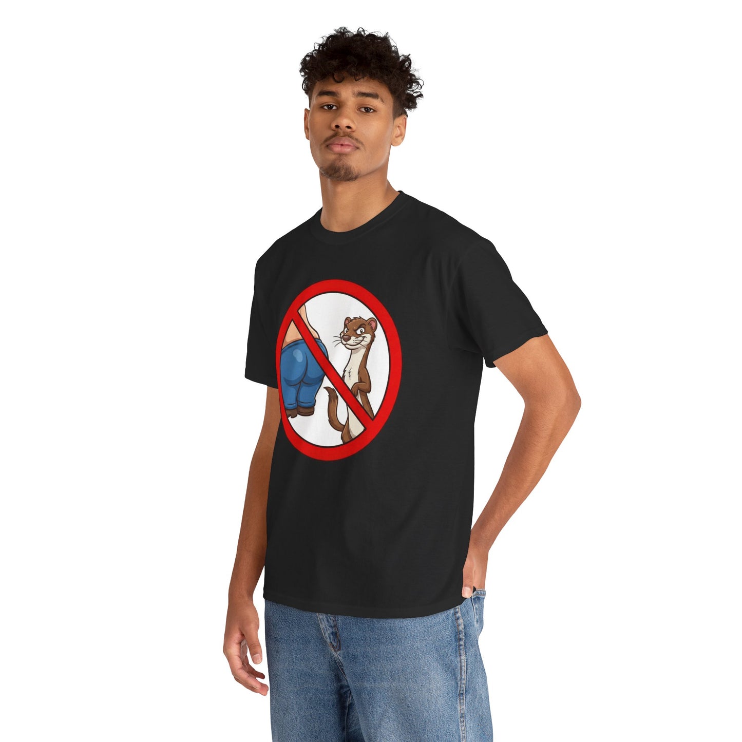 No Butt Weasels Shirt - Sarcastic Animal Graphic Tee - Funny Weird Graphic Tee - Niche Meme Shirt - Bizarre Animal Art Gag Shiret