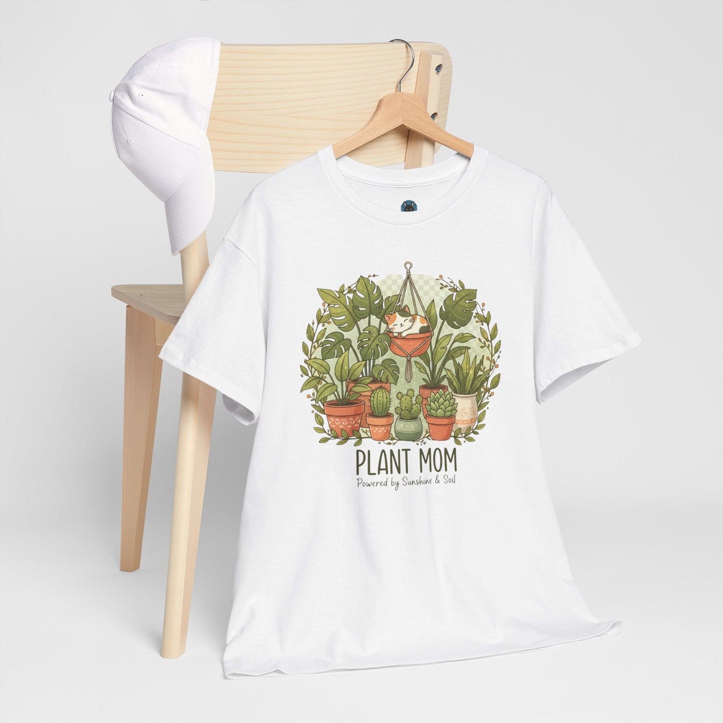 Plant Mom T-Shirt | Potted Plants Illustration, Houseplant Lover Tee
