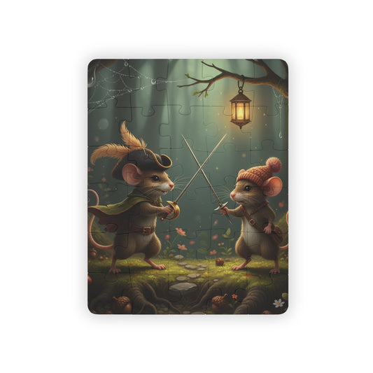 Kids' Puzzle, 30-Piece - Mice Duel Puzzle