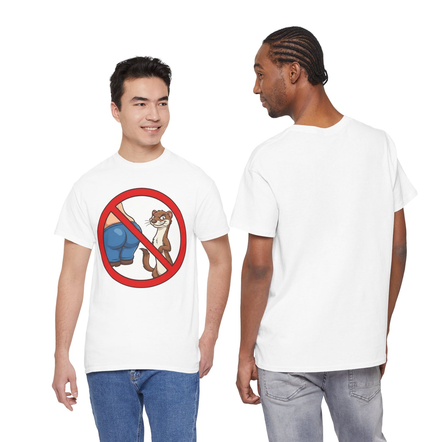 No Butt Weasels Shirt - Sarcastic Animal Graphic Tee - Funny Weird Graphic Tee - Niche Meme Shirt - Bizarre Animal Art Gag Shiret