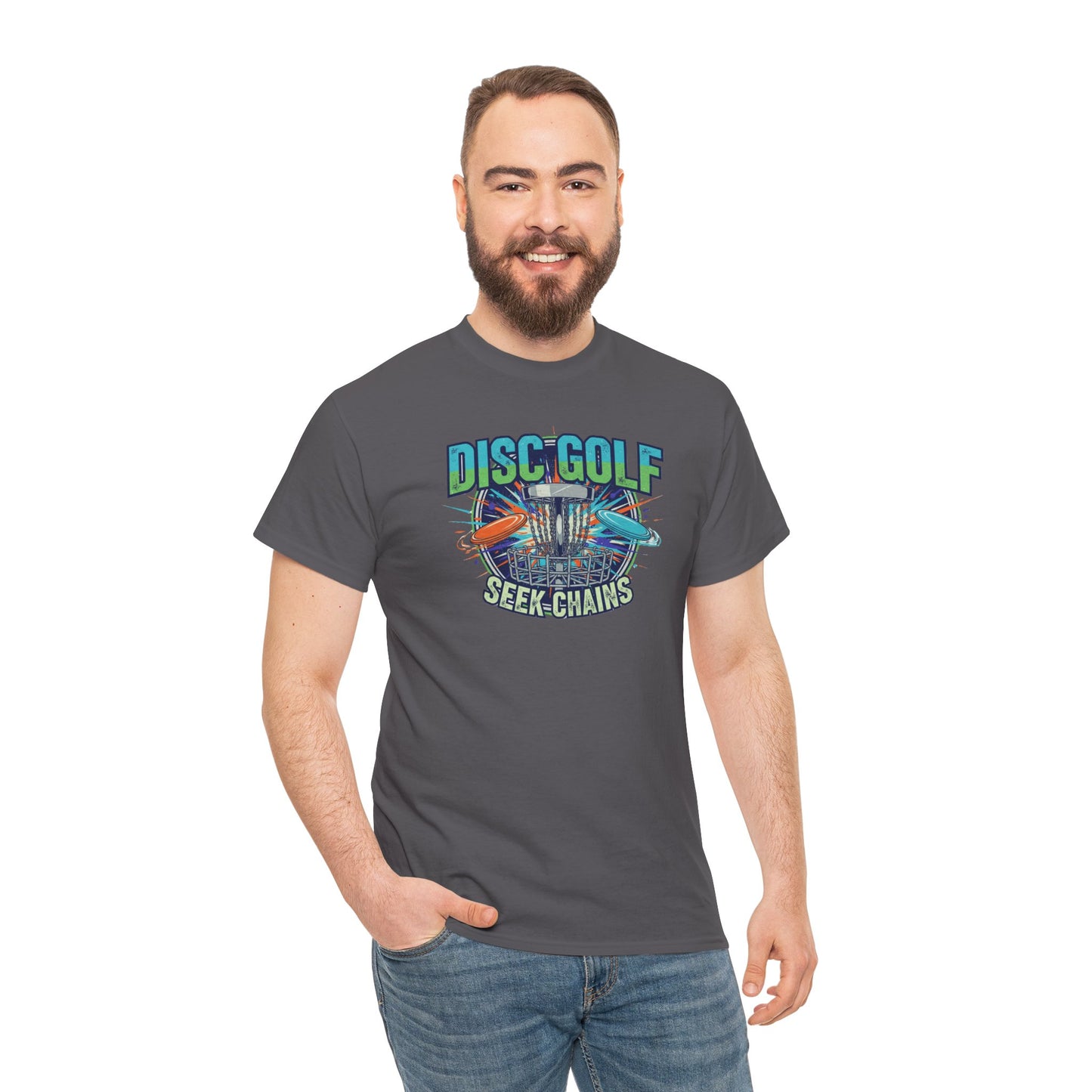 Seek Chains Disc Golf T-Shirt