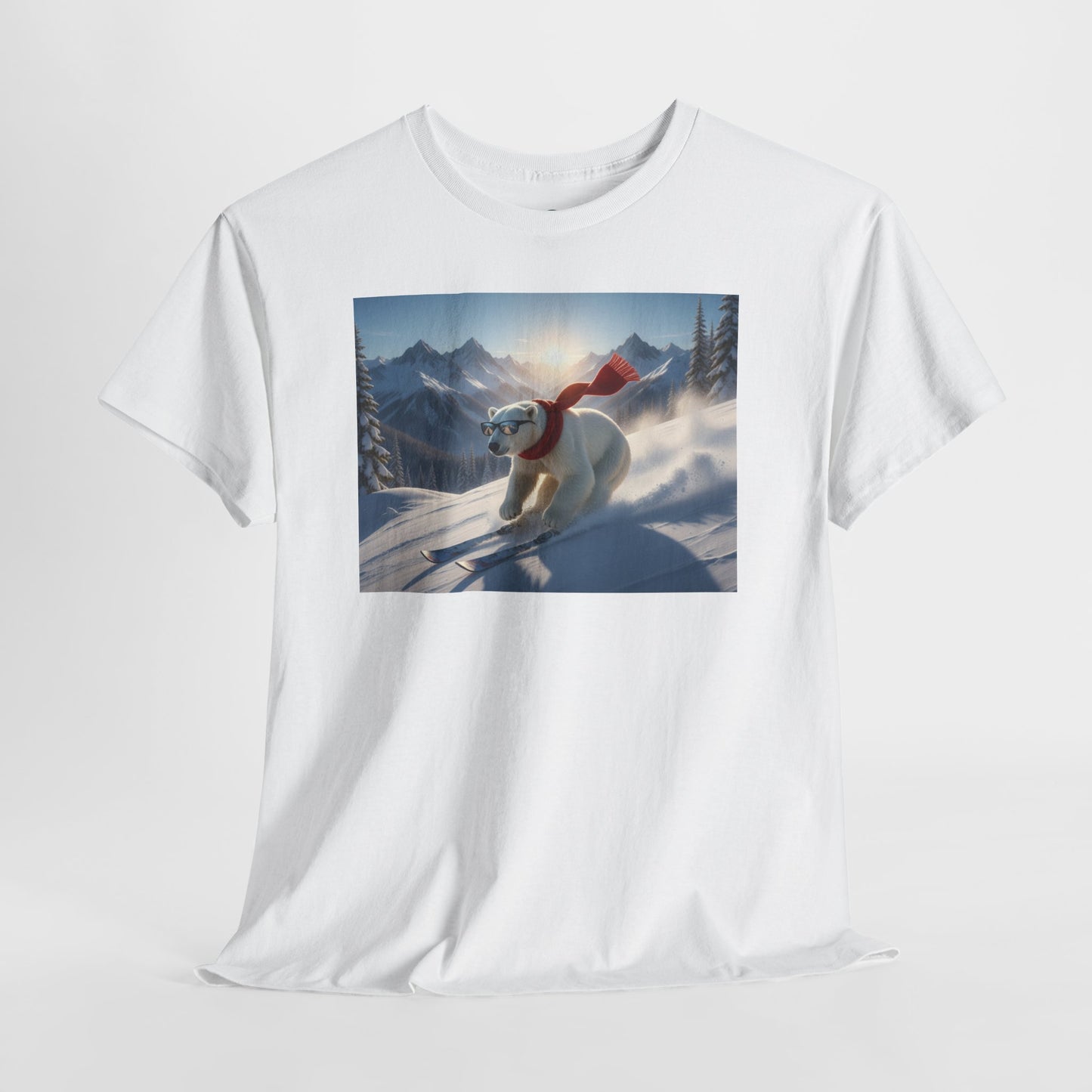 Skiing Polar Bear T-Shirt