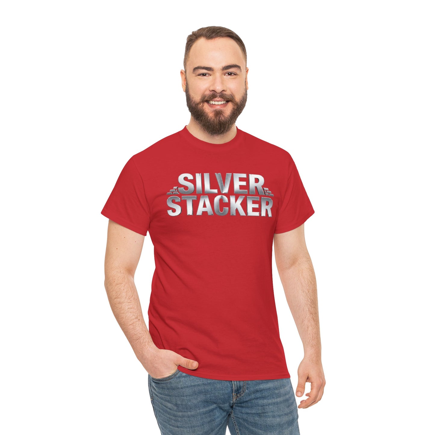 Silver Stacker Shirt -  Precious Metal Collector Gift -  Bullion Investor Tee - Silverbug Apparel - Numismatist Top