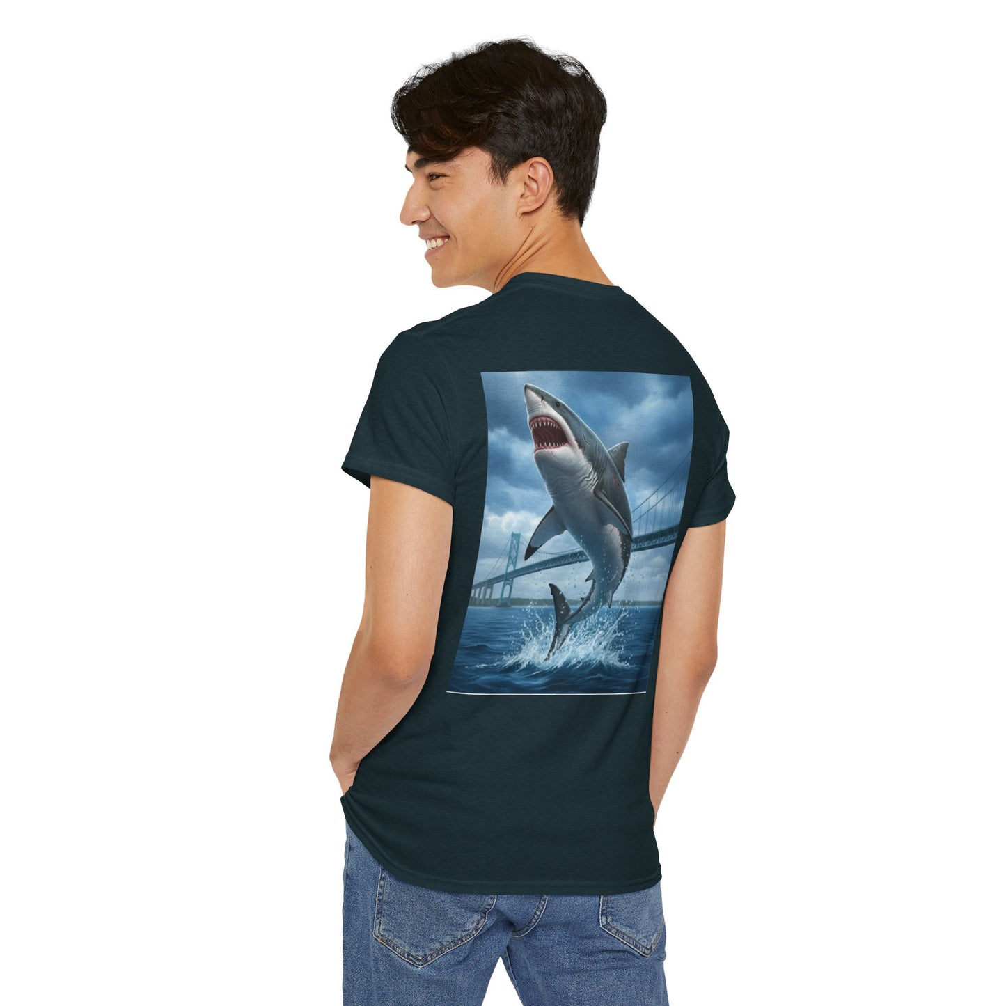 Shark Jumping T-Shirt - Unisex Tee