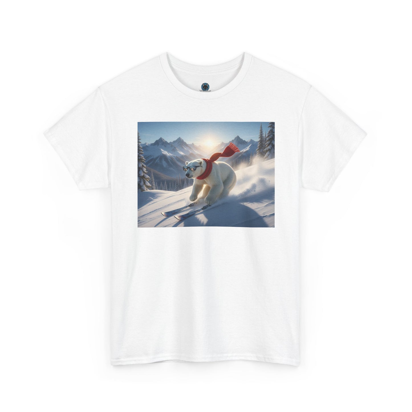 Skiing Polar Bear T-Shirt