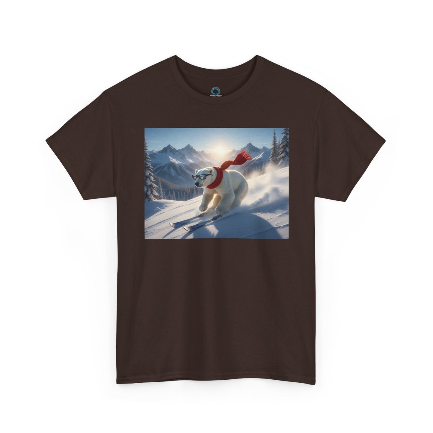 Skiing Polar Bear T-Shirt