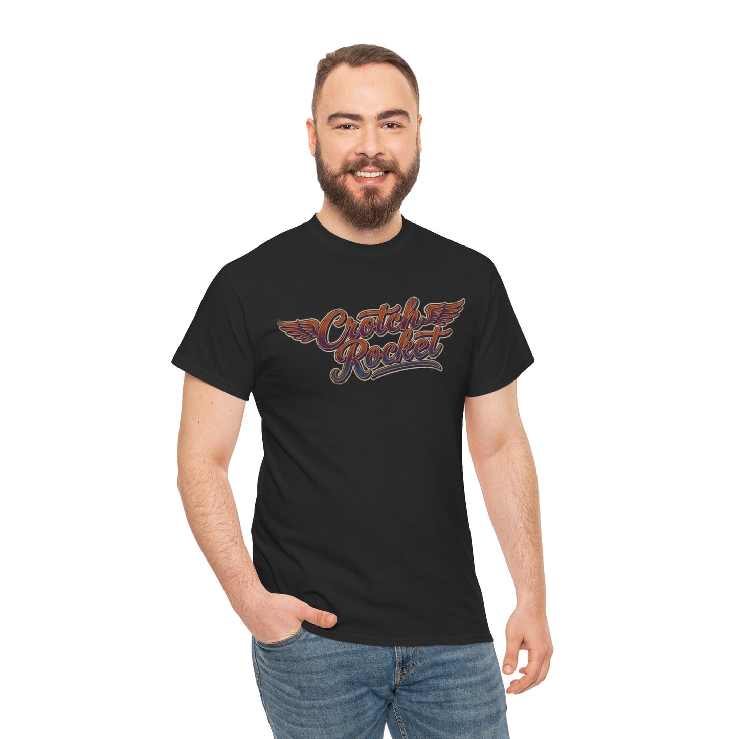 Crotch Rocket Shirt, Retro Motorcycle Tee, Funny Biker Gift, Sport Bike Apparel, Vintage Racing Top